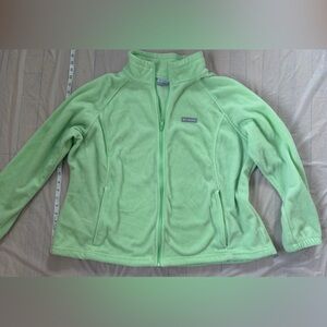 Columbia Mint Green Fleece Jacket